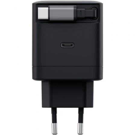 Trust Maxo Cargador de Pared 65 W USB-C con Cable Retráctil Negro Trust Maxo Cargador de Pared 65 W USB-C con Cable Retráctil Negro